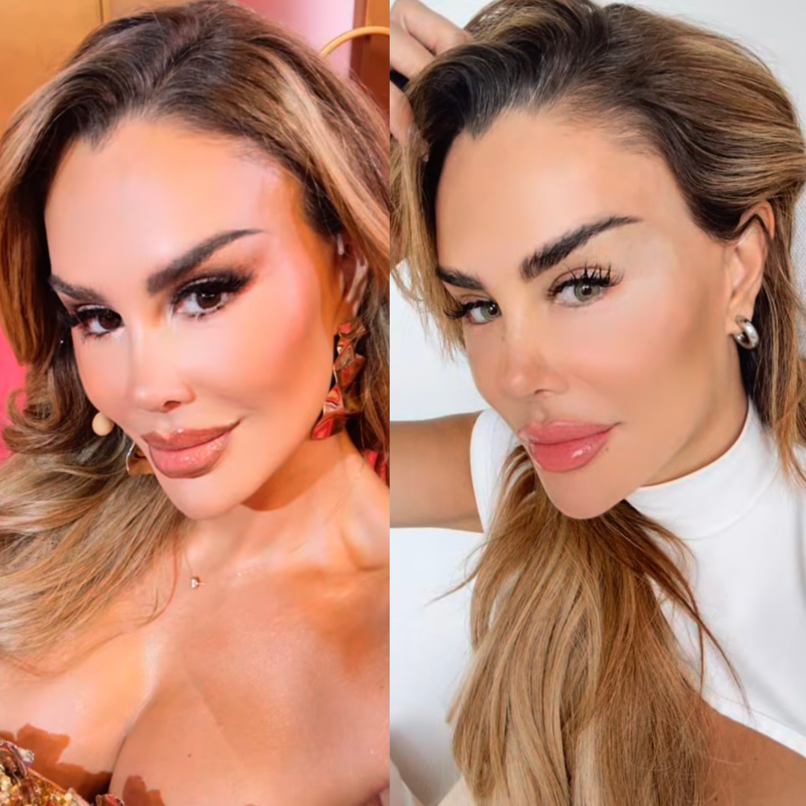 Ninel Conde sorprende al cambiar el color de sus ojos a verde